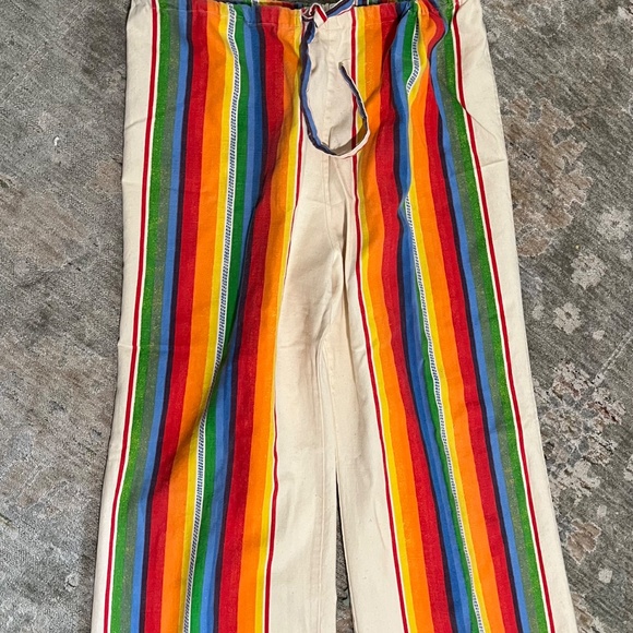 Vintage candy striped bell bottoms - Picture 6 of 8